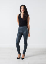 Load image into Gallery viewer, Elenaso Leather Trouser in Cool Grey